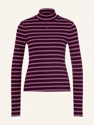Obrázek produktu Tommy Jeans Tričko S Dlouhým Rukávem tmavě fialová / růžová