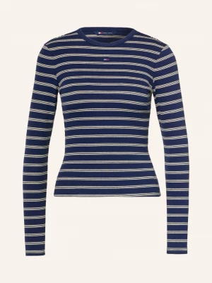 Obrázek produktu Tommy Jeans Tričko S Dlouhým Rukávem tmavě modrá / bílá