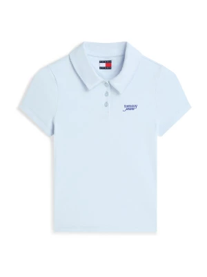 Obrázek produktu Tommy Jeans Tričko 'Slim Fit Logo' modrá / pastelová modrá