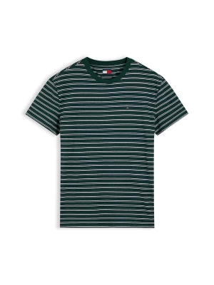Obrázek produktu Tommy Jeans Tričko tmavě zelená / bílá