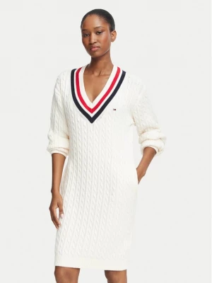 Obrázek produktu Tommy Jeans Úpletové šaty DW0DW23540 Bílá Relaxed Fit