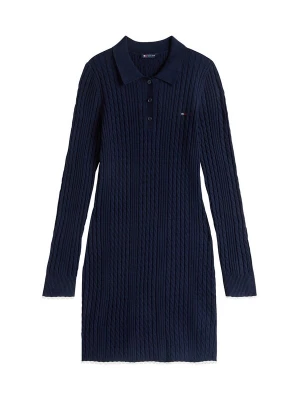 Obrázek produktu Tommy Jeans Úpletové šaty marine modrá / bílá