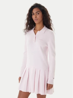 Obrázek produktu Tommy Jeans Úpletové šaty Script DW0DW22464 Růžová Regular Fit