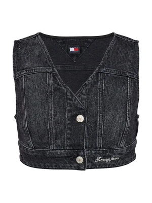 Obrázek produktu Tommy Jeans Vesta černá džínovina / bílá