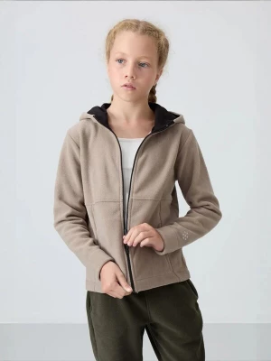 Obrázek produktu Tommy Life Mikina 'TOMMY Unisex-Kapuzen-Sweatshirt Für Jugendliche Mit Reißverschluss' béžová