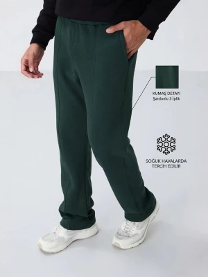 Obrázek produktu Tommy Life Sportovní kalhoty 'Jogginghose' tmavě zelená