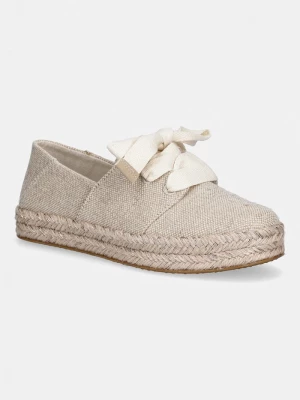 Obrázek produktu Toms espadrily dámské CAROLINA LACE UP béžová