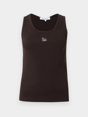 Obrázek produktu Top Maison Kitsuné tmavě hnědá