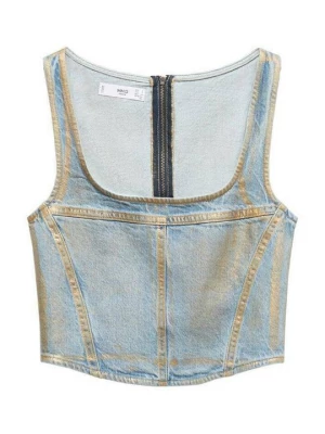 Obrázek produktu Top Mango šedomodrý denim