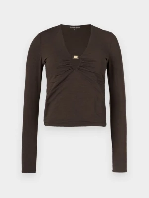 Obrázek produktu Top s dlouhým rukávem Abercrombie & Fitch hnědá