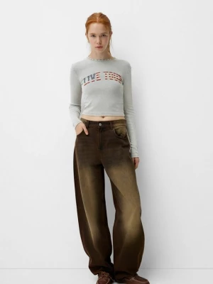 Obrázek produktu Top s dlouhým rukávem Bershka