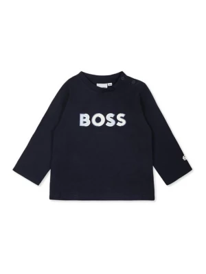 Obrázek produktu Top s dlouhým rukávem Boss modrá