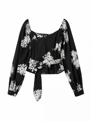 Obrázek produktu Top s dlouhým rukávem Desigual černá