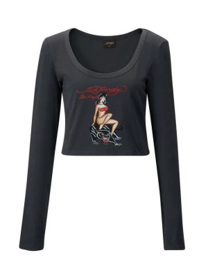 Obrázek produktu Top s dlouhým rukávem Ed Hardy černá