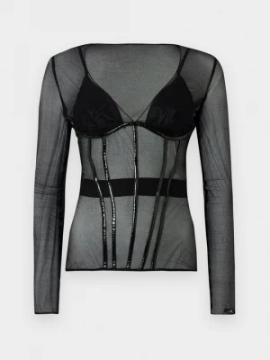 Obrázek produktu Top s dlouhým rukávem Elisabetta Franchi černá
