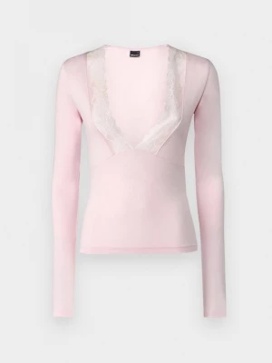 Obrázek produktu Top s dlouhým rukávem Gina Tricot světle růžová