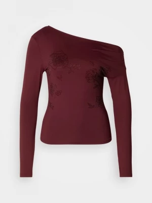 Obrázek produktu Top s dlouhým rukávem Gina Tricot tmavě červená