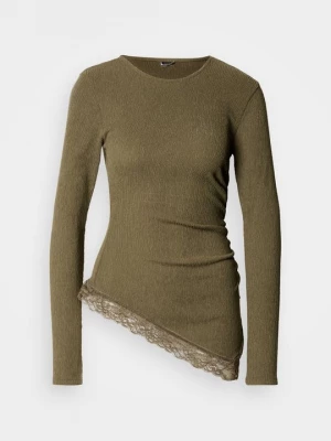 Obrázek produktu Top s dlouhým rukávem Gina Tricot zelená