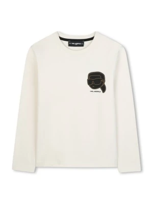 Obrázek produktu Top s dlouhým rukávem KARL LAGERFELD béžová