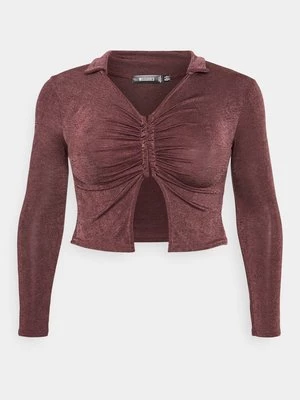 Obrázek produktu Top s dlouhým rukávem Missguided hnědá