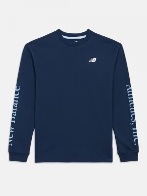 Obrázek produktu Top s dlouhým rukávem New Balance tmavě modrá