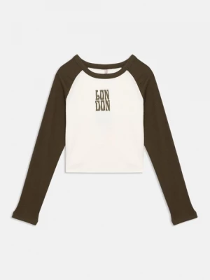 Obrázek produktu Top s dlouhým rukávem ONLY GIRLS olivová