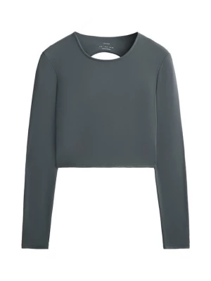 Obrázek produktu Top s dlouhým rukávem OYSHO tmavě modrá