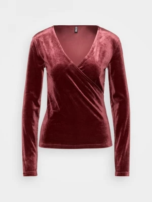 Obrázek produktu Top s dlouhým rukávem Pieces bordeaux