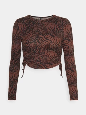 Obrázek produktu Top s dlouhým rukávem Pieces hnědá