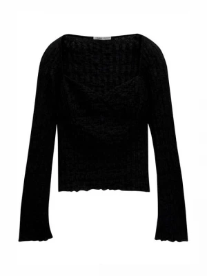Obrázek produktu Top s dlouhým rukávem PULL&BEAR černá