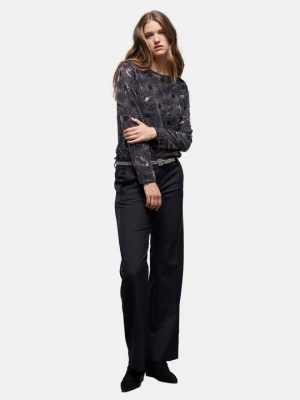 Obrázek produktu Top s dlouhým rukávem The Kooples černá