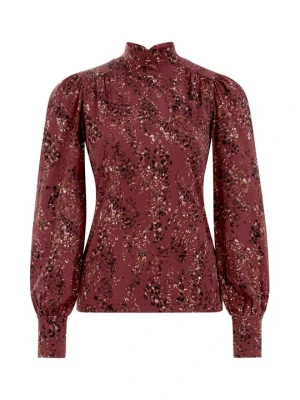 Obrázek produktu Top s dlouhým rukávem WE Fashion bordó