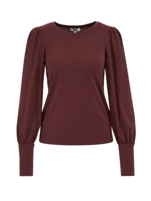 Obrázek produktu Top s dlouhým rukávem WE Fashion bordó