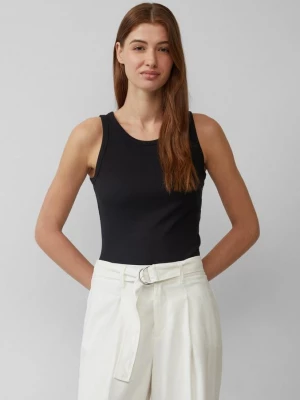 Obrázek produktu Top s přiléhavým střihem Slim Fit a se žebrovou strukturou s.Oliver černá