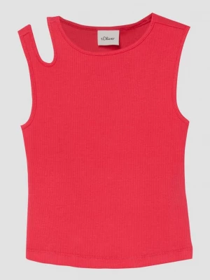 Obrázek produktu Top s úzkým střihem Slim Fit s prostřihem s.Oliver červená
