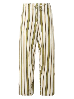 Obrázek produktu TOPSHOP Kalhoty 'CLEO' čokoládová / světle žlutá / olivová / bílá