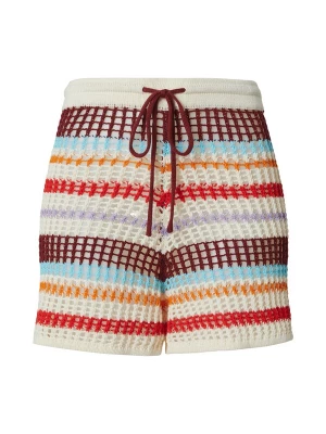 Obrázek produktu TOPSHOP Kalhoty 'Kaia' světle béžová / azurová / červená / burgundská červeň