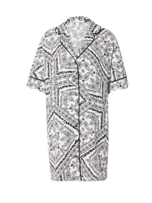 Obrázek produktu TOPSHOP Košilové šaty černá / bílá