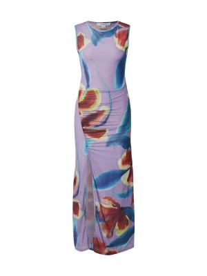 Obrázek produktu TOPSHOP Šaty azurová / kiwi / bledě fialová / tmavě červená