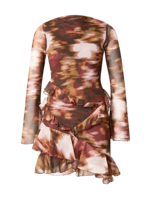 Obrázek produktu TOPSHOP Šaty krémová / čokoládová / zelená / burgundská červeň