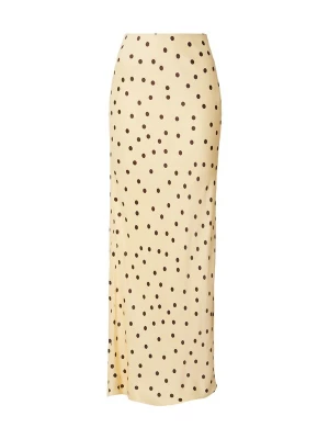 Obrázek produktu TOPSHOP Sukně 'MALENE' nažloutlá / čokoládová