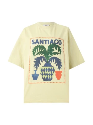Obrázek produktu TOPSHOP Tričko 'LAVA SANTIAGO' námořnická modř / světle žlutá / zelená / oranžová