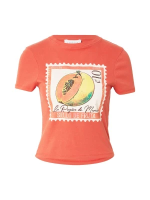 Obrázek produktu TOPSHOP Tričko 'Seamans Bay' žlutá / tmavě oranžová / černá / bílá