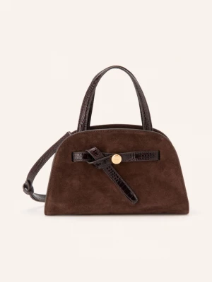 Obrázek produktu Tory Burch Kabelka Přes Rameno Romy Bauletto Small tmavě hnědá / zlatá
