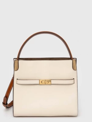 Obrázek produktu Tory Burch Kožená kabelka Tory Burch Lee Radziwill béžová