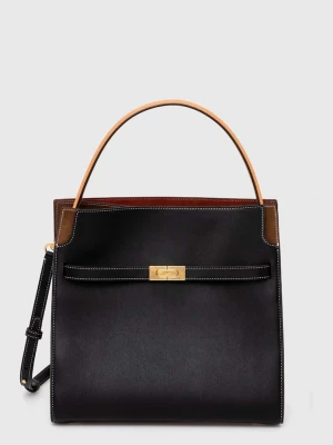 Obrázek produktu Tory Burch Kožená kabelka Tory Burch Lee Radziwill černá