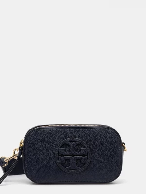 Obrázek produktu Tory Burch Kožená kabelka Tory Burch Miller námořnická modř