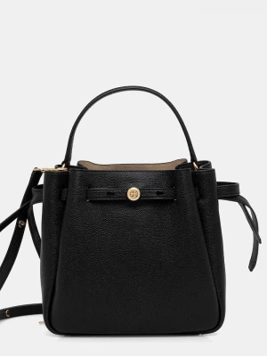 Obrázek produktu Tory Burch Kožená kabelka Tory Burch Romy černá