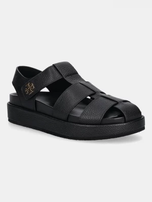 Obrázek produktu Tory Burch Kožené sandály Tory Burch Kira Fisherman Sport Sandal černá