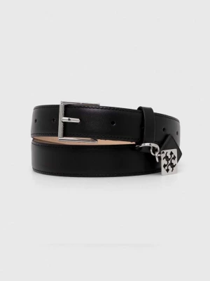 Obrázek produktu Tory Burch Kožený pásek Tory Burch 1" Swing černá